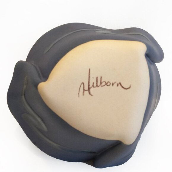 Hilborn Handmade Pinched Pottery Purple with Blues Bowl/Dips - Picture 7 of 7